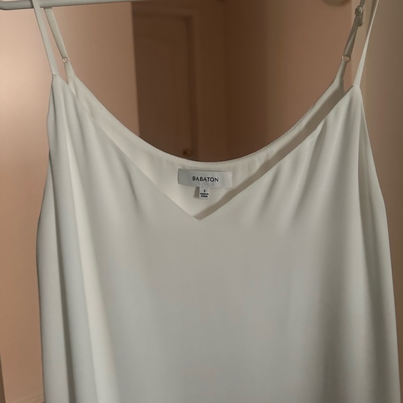 White Babaton Aritzia Midi Length Dress - Picture 1 of 3